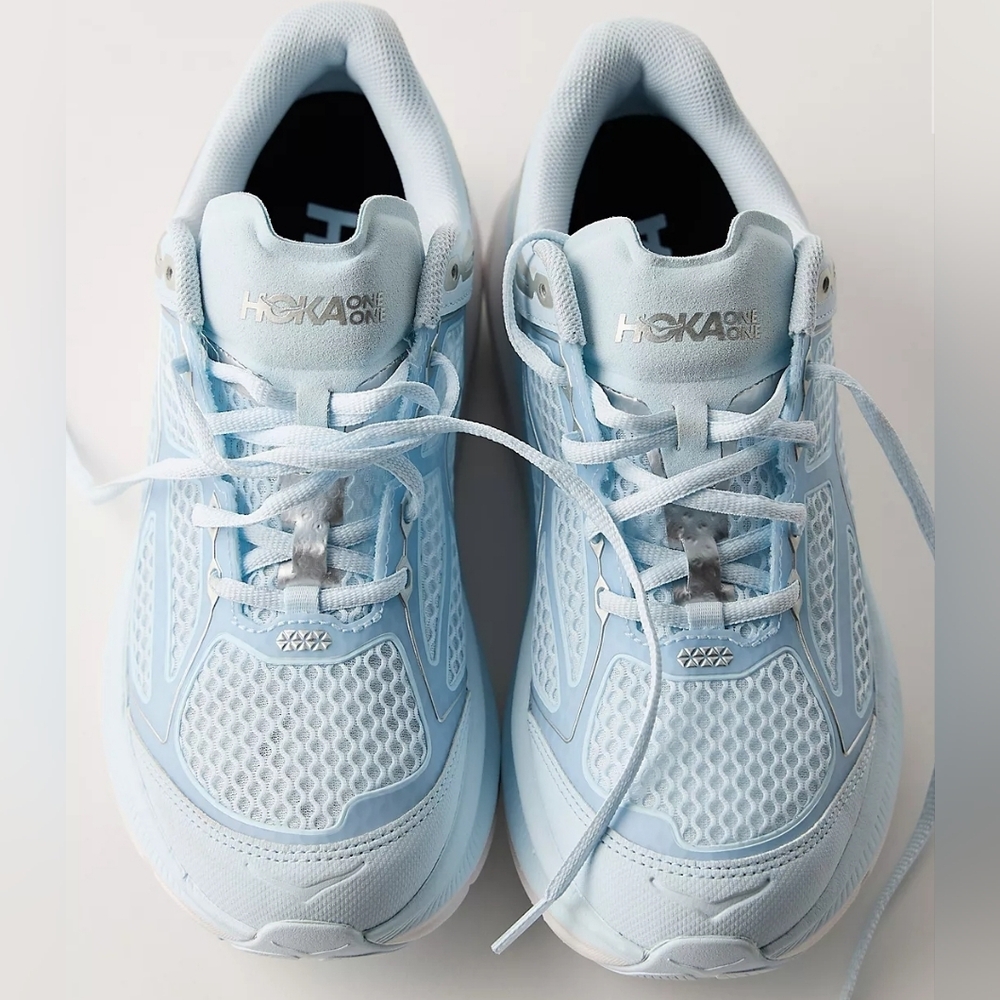NIB HOKA® Clifton One9 Sky Blue Athletic Sneakers - Picture 2 of 4